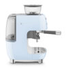 Smeg Macchina da caffè espresso con macinacaffè integrato EGF03 - azzurro
