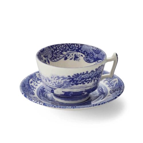 Spode BLUE ITALIAN Tazza colazione con piatto 280ml