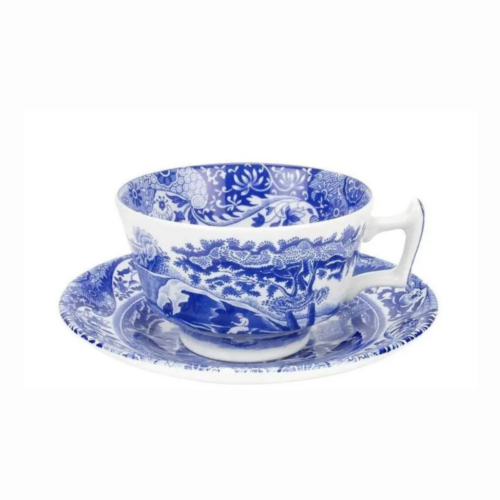 Spode BLUE ITALIAN Tazza the con piatto 200ml