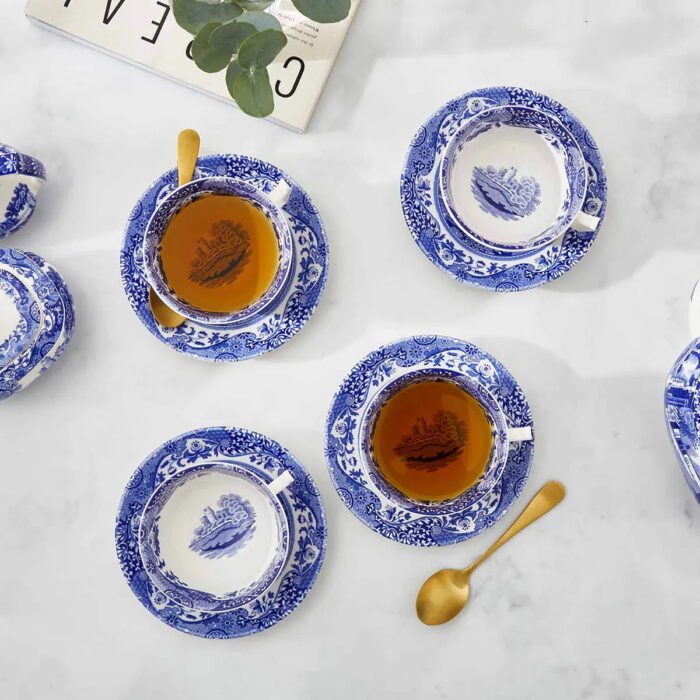 Spode BLUE ITALIAN Tazza the con piatto 200ml