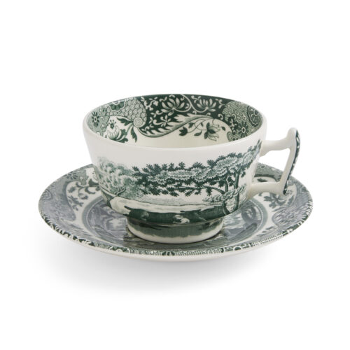 spode-heritage-green-italian-set-4-tazze-te-con-200ml-piattino-1.jpg Spode HERITAGE GREEN ITALIAN Set 4 tazze tè con 200ml piattino