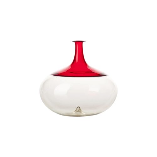 venini-bolle-vaso-502.01-rosso-pagliesco-1.jpeg Venini BOLLE Vaso 502.01 - rosso/pagliesco