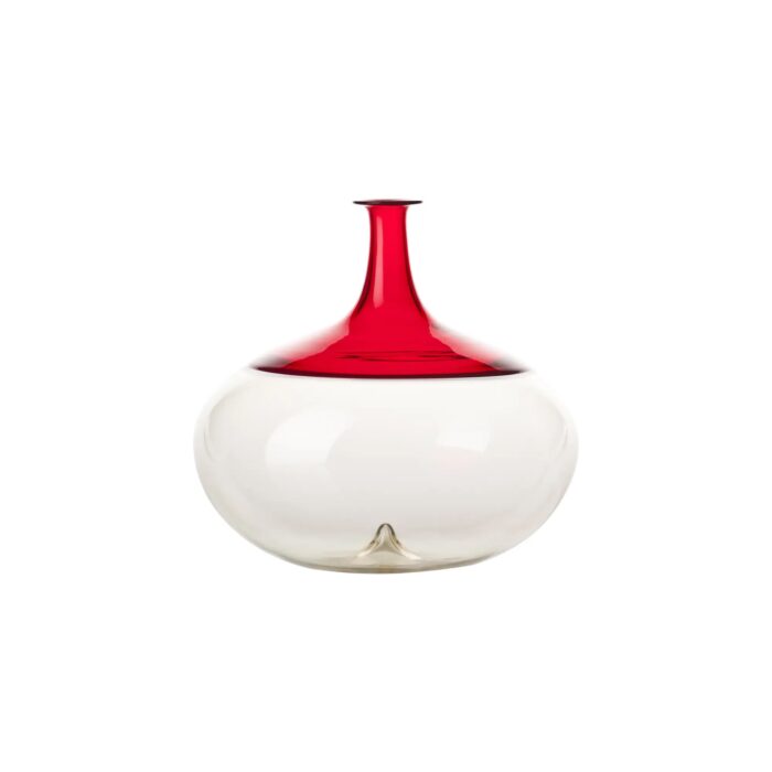 venini-bolle-vaso-502.01-rosso-pagliesco-1.jpeg Venini BOLLE Vaso 502.01 - rosso/pagliesco