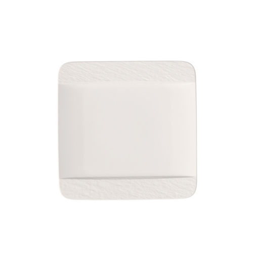 Villeroy&Boch Manufacture Rock Piatto piano quadrato 28cm - bianco