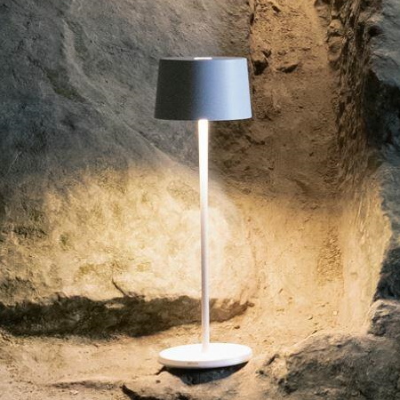 zafferano-luci-olivia-pro-lampada-da-tavolo-bianco-opaco-2.jpg Zafferano Luci OLIVIA PRO Lampada da tavolo - bianco opaco