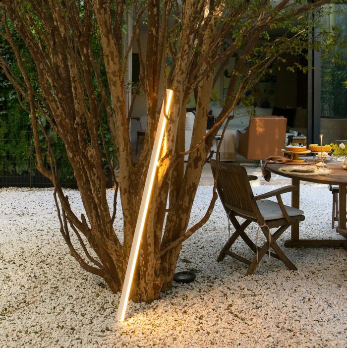 zafferano-luci-pencil-modulo-luce-150-corten-raggrinzante-2.jpg Zafferano Luci PENCIL Modulo luce 150 - corten raggrinzante