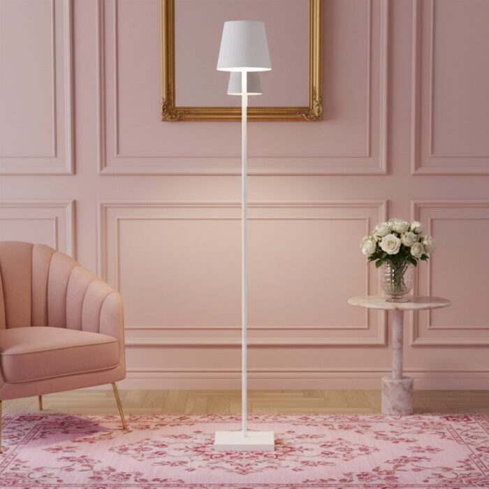 Zafferano Luci POLDINA PRO L Lampada da terra - bianco opaco