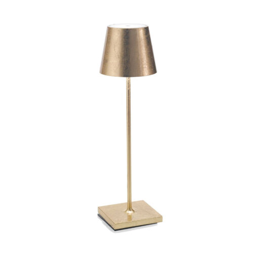 zafferano-luci-poldina-pro-lampada-da-tavolo-bianco-raggrinzante-foglia-oro-1.jpg Zafferano Luci POLDINA PRO Lampada da tavolo - bianco raggrinzante + foglia oro