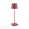 zafferano-luci-poldina-pro-lampada-da-tavolo-rosso-raggrinzante-1.jpg Zafferano Luci POLDINA PRO Lampada da tavolo - rosso raggrinzante