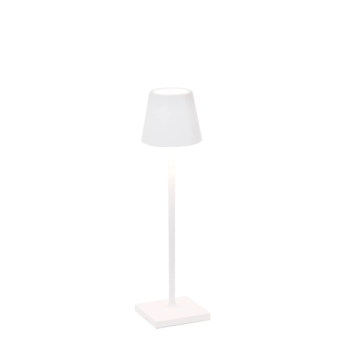 Zafferano Luci POLDINA PRO MICRO Lampada da tavolo - bianco opaco