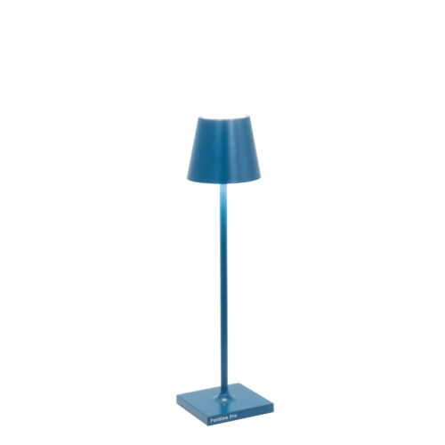 zafferano-luci-poldina-pro-micro-lampada-da-tavolo-blu-capri-opaco-1.jpg Zafferano Luci POLDINA PRO MICRO Lampada da tavolo - blu capri opaco