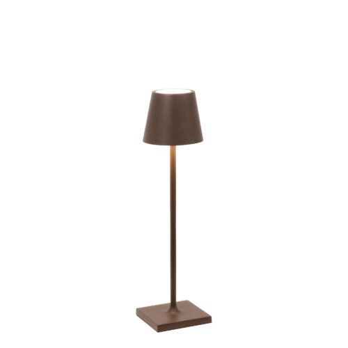 zafferano-luci-poldina-pro-micro-lampada-da-tavolo-corten-raggrinzante-1.jpg Zafferano Luci POLDINA PRO MICRO Lampada da tavolo - corten raggrinzante