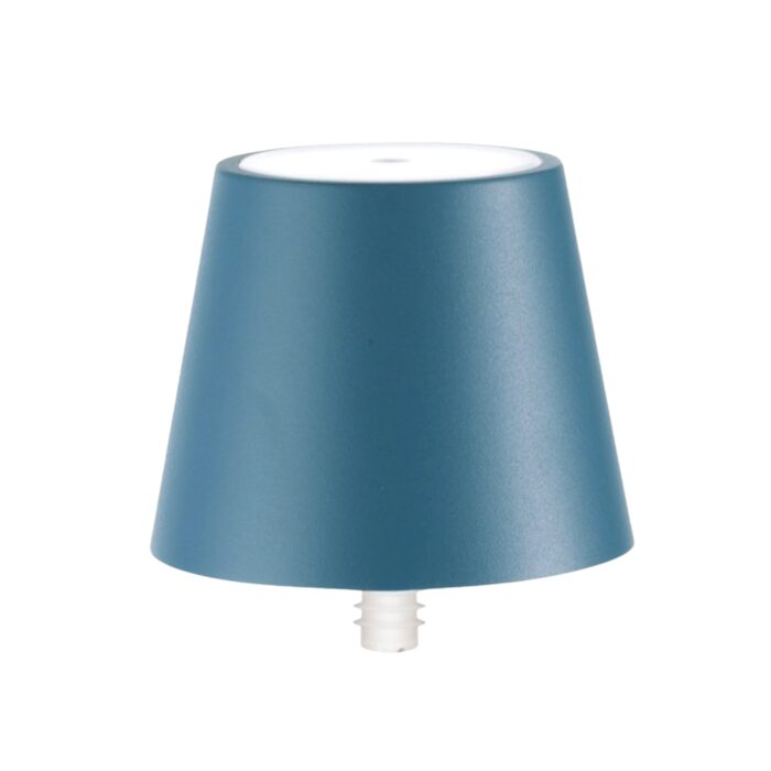zafferano-luci-poldina-stopper-lampada-da-tavolo-blu-avio-opaco-1-1.jpg Zafferano Luci POLDINA STOPPER Lampada da tavolo - blu avio opaco