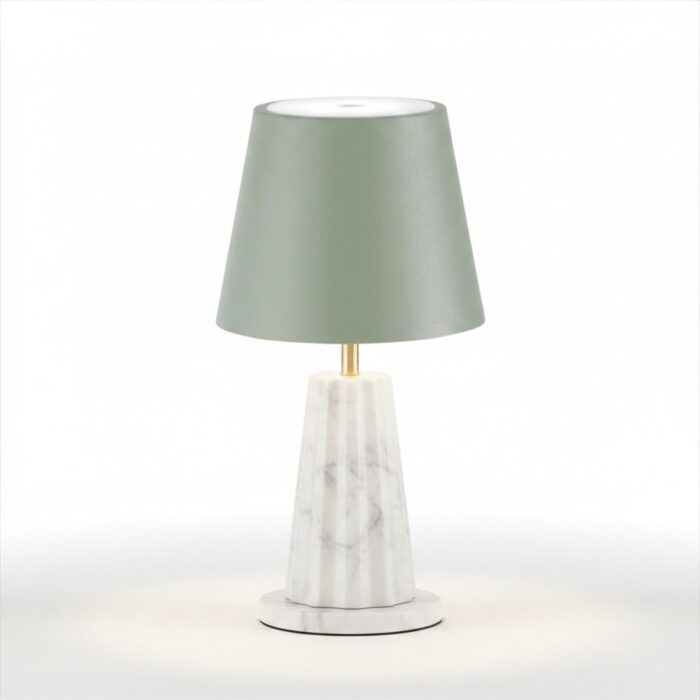 zafferano-luci-poldina-stopper-lampada-da-tavolo-salvia-raggrinzante-2-1.jpg Zafferano Luci POLDINA STOPPER Lampada da tavolo - salvia raggrinzante