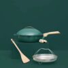 Fiche produit fabuleuse cookut - 1 Cookut LA FAVOLOSA Padella con coperchio e accessori - verde