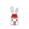 Egan LE CASETTE Contenitore 11x17cm - rosso