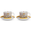 Egan LE CASETTE Set 2 tazze colazione con piattino 340ml - giallo