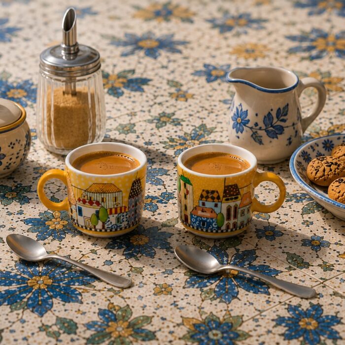 Egan PAESE MIO Set 2 mini-mug 80ml - blu
