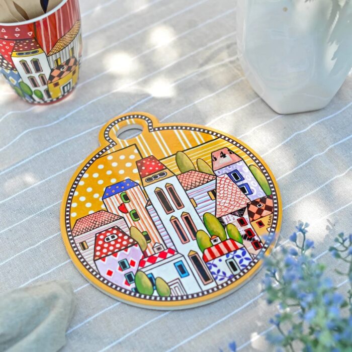 egan-paese-mio-sottopentola-tondo-17x19cm-blu-2.jpg Egan PAESE MIO Sottopentola tondo 17x19cm - blu