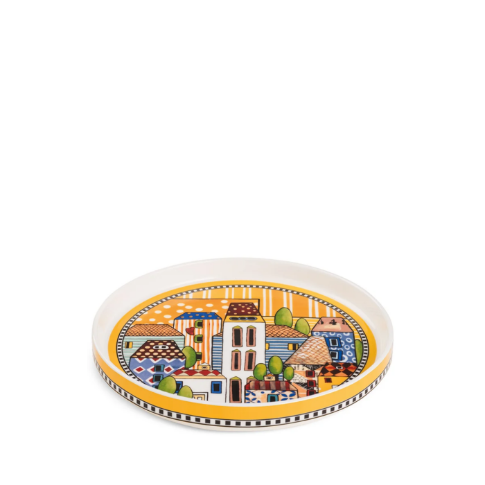 egan-paese-mio-vassoio-tondo-20cm-giallo-1.png Egan PAESE MIO Vassoio tondo 20cm - giallo