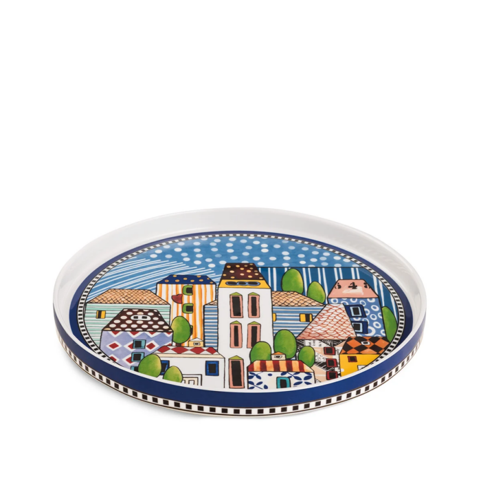 egan-paese-mio-vassoio-tondo-24cm-blu-1.png Egan PAESE MIO Vassoio tondo 24cm - blu
