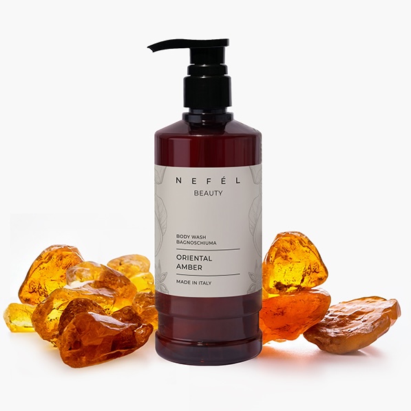 nefel-body-wash-bagnodoccia-480ml-oriental-amber-3.jpg Nefél BODY WASH Bagnodoccia 480ml - oriental amber