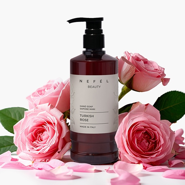 nefel-hand-soap-sapone-mani-480ml-turkish-rose-3.jpg Nefél HAND SOAP Sapone mani 480ml - turkish rose