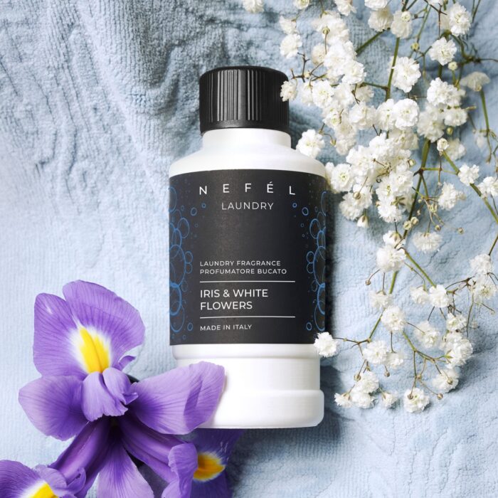 nefel-laundry-fragrance-profumatore-bucato-250ml-iris-white-flowers-2.jpg Nefél LAUNDRY FRAGRANCE Profumatore bucato 250ml - iris & white flowers