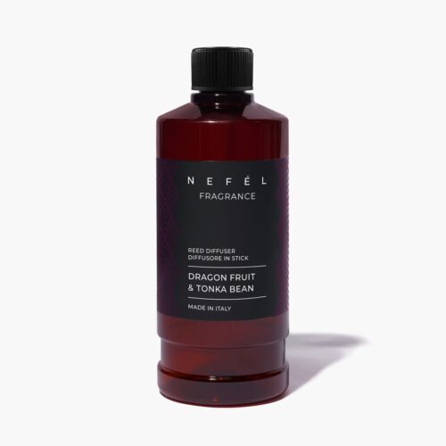 Nefél REED DIFFUSER WAVES Diffusore refill 480ml - dragon fruit & tonka bean