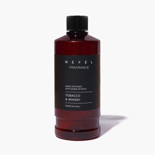 Nefél REED DIFFUSER WAVES Diffusore refill 480ml - tobacco & whisky