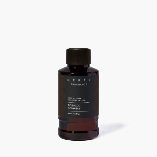 Nefél REED DIFFUSER WAVES Refill per diffusore 250ml - tobacco & whisky
